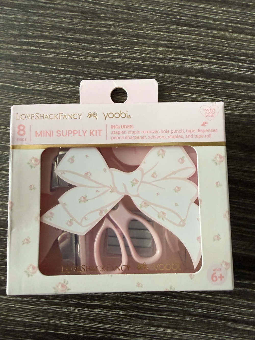 NWT LoveShackFancy x Target Yoobi Blooming Heirloom Ditsy Mini Supply Kit